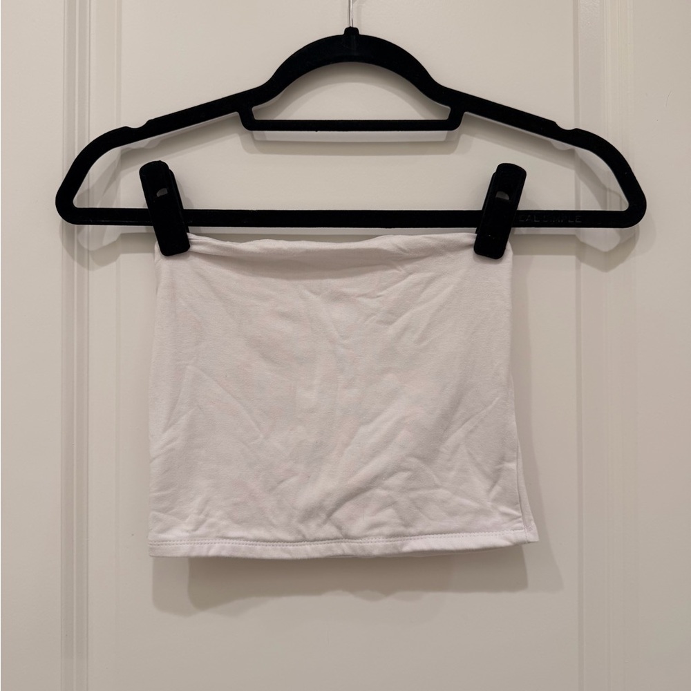 Tilly's White Crop Tube Top
